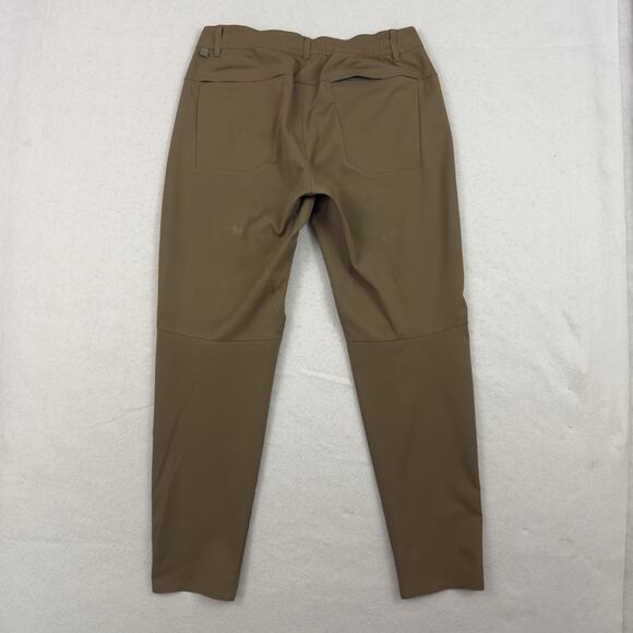 Lululemon Mile View Pants Men’s 33x30 Brown Water Repellent Tech Utility Travel - Picture 4 of 13